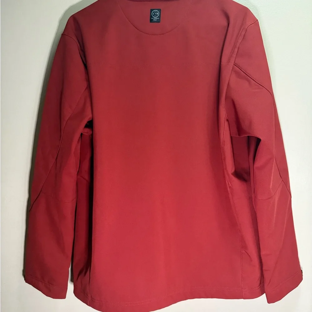 Wrangler ATG‎ Softshell Jacket Red M Outdoor Hiking Workwear Fleece Lined